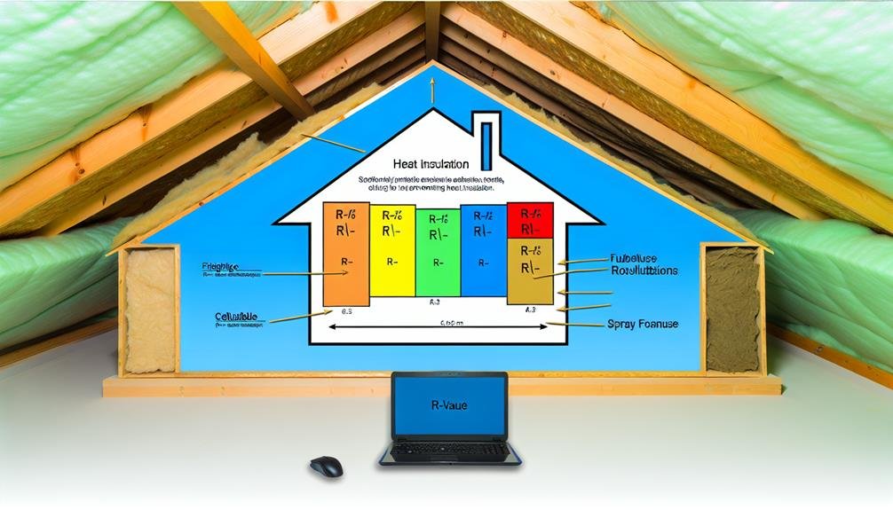 attic insulation r values explained