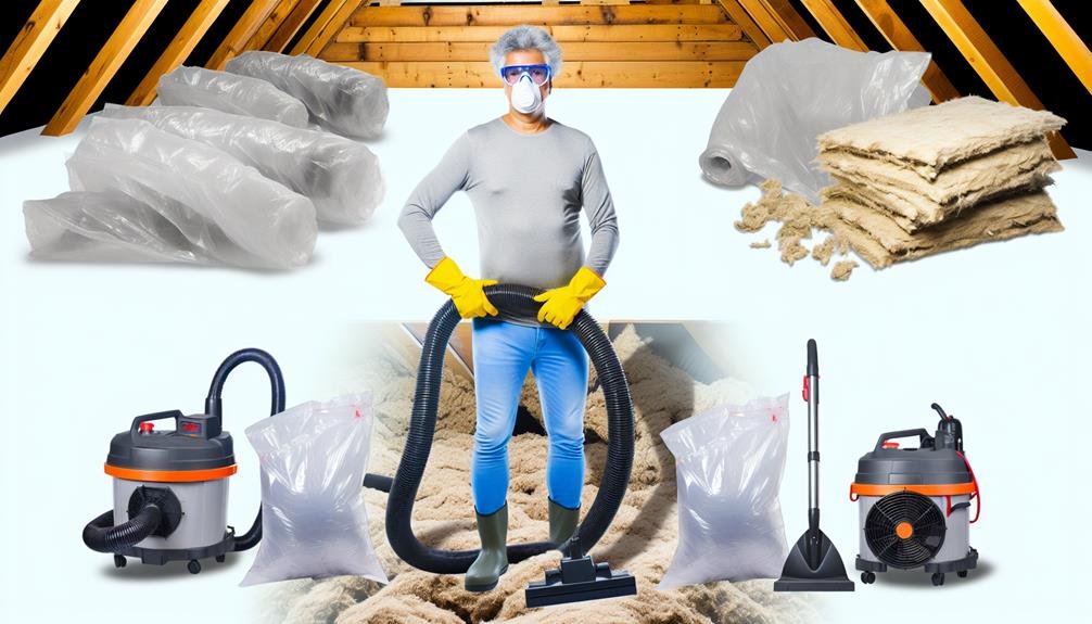 How to Remove Old Attic Insulation Safely and Efficiently