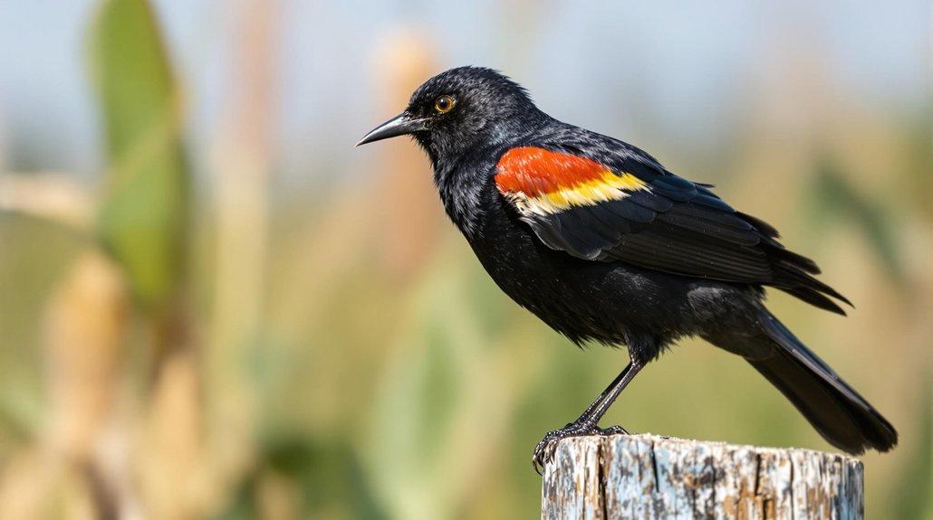 colorful songbird with distinctive markings